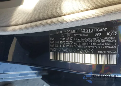 2013 Mercedes-Benz C 300 Luxury 4Matic from USA, damaged, VIN WDDGF8ABXDG029049